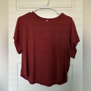 Classic Womens Burgundy Shirt